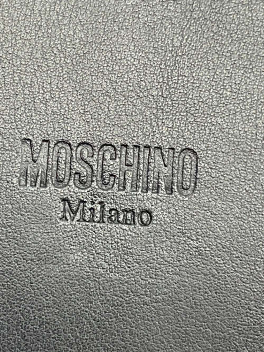 MOSCHINO BLACK / GOLD LOGO GRAPHIC PAINTED GENUINE LEATHER WIDE BELT